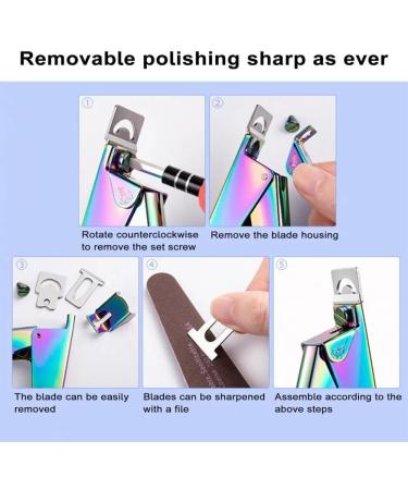 Nail Cutter Precision Nail Cutter U-Shaped Nail Clipper -Sharp Stainless Steel Blade for Precise Easy (Color : C8) - Buy Online on GoSupps.com