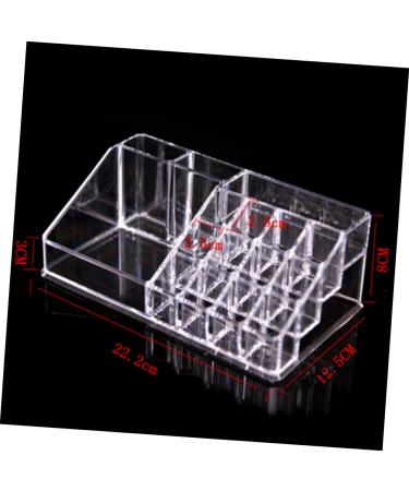 Gogogmee Box Blusher Storage Pressed Stand for Case Eye Display Acrylic Shadow Powder Cosmetic Lip Lipsticks - Buy Online on GoSupps.com
