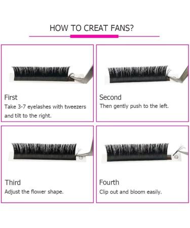 Fadlash Easy Fan Lashes D Curl 0.05 21mm | Self Fanning Russian Eyelash Extensions - Buy Online on GoSupps.com