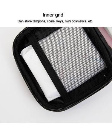 2 Pcs Sanitary Napkin Storage Bags | Portable Menstrual Cup Pouch | Feminine Menstruation Bag Holder | (5.5 x 4.7 Inch) - Buy Online on GoSupps.com