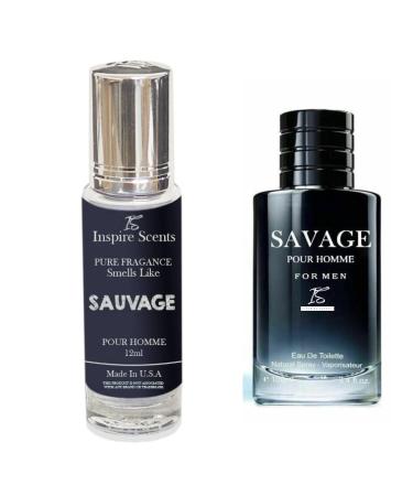Fragrance Perfume Oil Sauvage Cologne Roll On Body Oil for Men 1 pack 1.0 Fl Oz - Buy Online on GoSupps.com