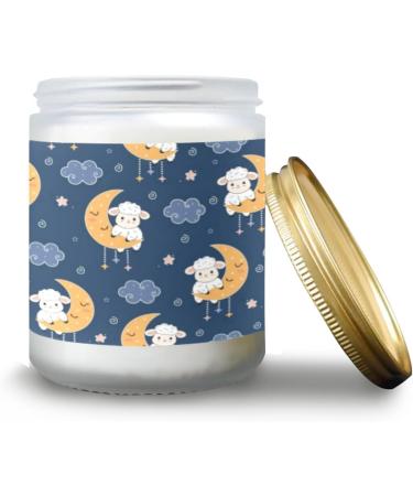 Vanilla Candles for Home | Scented Aromatherapy Jar Candles Gift Set for Women - Cute Sheep on The Moon - Buy Online on GoSupps.com