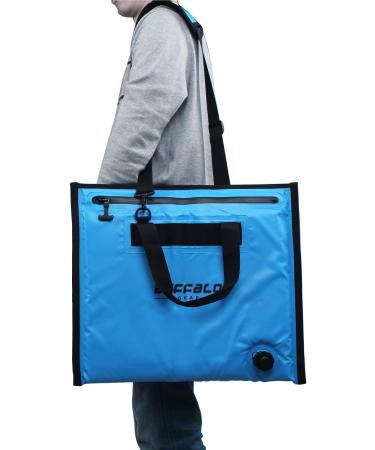Buffalo Gear Insulated Fish Cooler Bag 2018 - Small Waterproof Fishing Bag in Blue - Buy Online on GoSupps.com