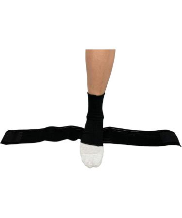 Buy Blue Jay Adjustable Ankle Wrap - Elite Healthcare Brand Doctor Recommended Black Small - Perfect Fit & Support for Injury Recovery - Buy Online on GoSupps.com