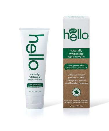 Farm Grown Mint Whitening Toothpaste | Vegan SLS Gluten Peroxide Free | 4.7oz - 4 Pack - Buy Online on GoSupps.com