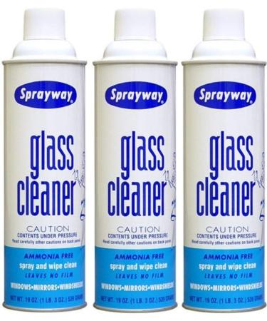 Sprayway Glass Cleaner - 3 Cans