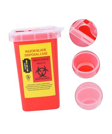 Gleavi 5 STK Razor Blade Disposal Container - Safe Waste Holder for Razors & Blades | Automatic Trash Can for Easy Disposal - Buy Online on GoSupps.com