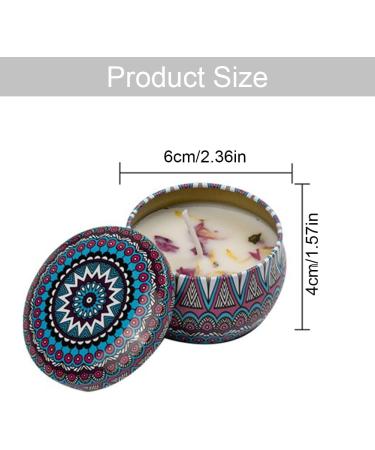 Fragrance Candles Gift Set for Women - 6 Soy Wax Aromatherapy Candles | Perfect for Birthday Yoga & Massage | Portable Travel Candle Set - Buy Online on GoSupps.com