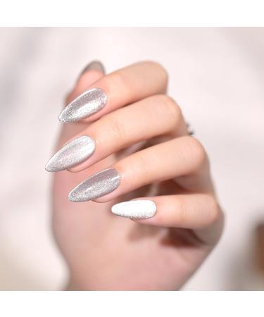 GAOY Jelly Gel Nail Polish Set - Red Pink Nude Blue Glitter Cat Eye Gel with Magnet - Sheer Magic - Buy Online on GoSupps.com