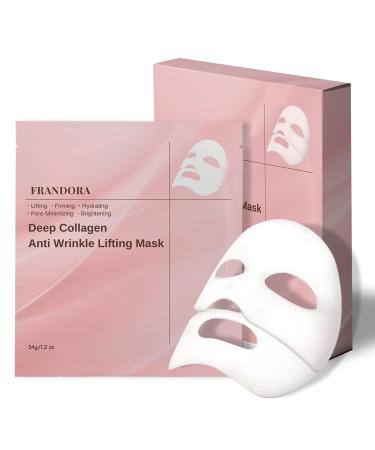 Deep Collagen Face Mask Overnight Collagen Anti Wrinkle Lifting Mask Hydrating Mask and Pore Minimizer for Face - Korean Skin Care