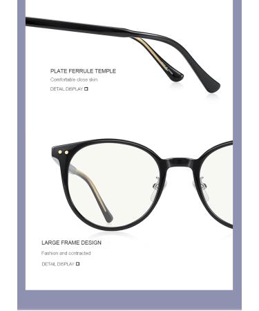 KDOQ Blue Light Blocking Glasses - Cat Eye Anti-Blue Ray Gaming & Computer Glasses for Men & Women in Black - Buy Online on GoSupps.com
