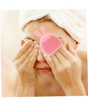 FOMIYES 24 Pcs Rabbit Ears Facial Brush Body Massager Facial Cleansing Brush Hand Held Massager Silicone Face Scrubber for Women Facial Massager Silica Gel Miss Silicone Brush The Face Light Pinkx6pcs 7.5x7.5cmx6pcs - Buy Online on GoSupps.com