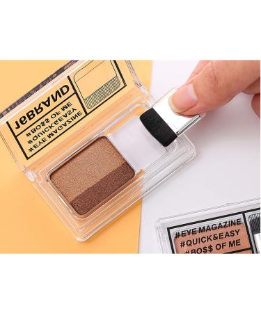 Lazy Eyeshadow Two-Tone Glitter Palette | Waterproof & Long Lasting | Easy Makeup Set with Brush - Buy Online on GoSupps.com