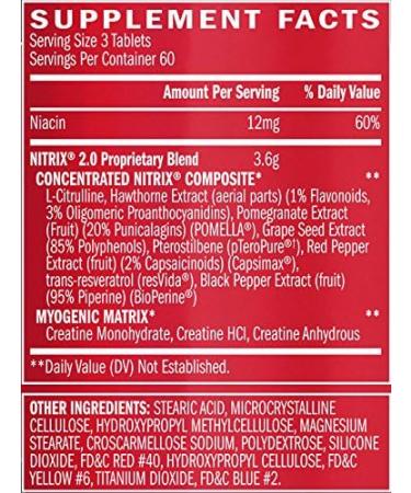 Buy BSN Nitrix 2.0 - 180 Tablets | Premium Nitric Oxide Booster for Enhanced Performance | International Shipping Available - Buy Online on GoSupps.com