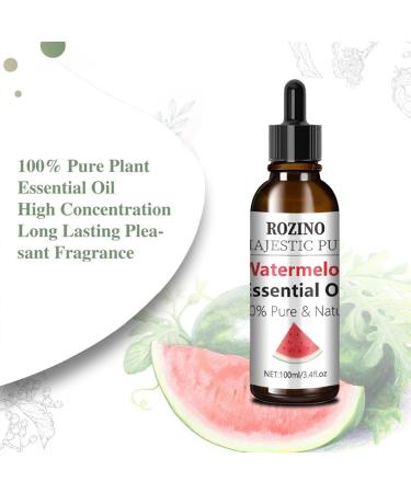 Tebinzi Essenz le | Premium Watermelon Essential Oil with Droppers - Perfect for Aromatherapy Skin Care & Massage - Buy Online on GoSupps.com