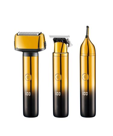 Electric Razors for Men 3 in 1 Foil Electric Shaver for Men Grooming Kit Facial Beard Hair Eyebrow Trimmer Rechargeable Electric Razor