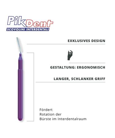 Buy Pikdent Interdental Brushes - 7 Sizes in 1 Pack | Perfect for Dental Care - International Shipping Available - Buy Online on GoSupps.com