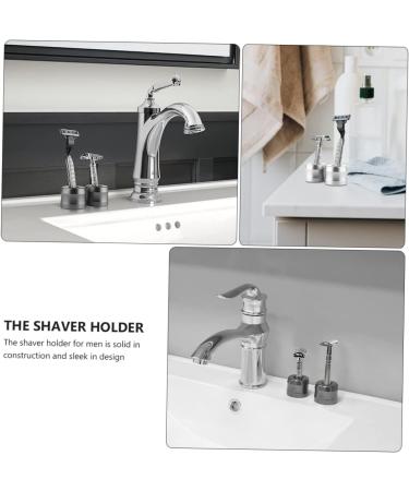 CIMAXIC Shower Razor Organizer Stand - Aluminum Alloy Razor Holder for Restaurant & Home - Large Opening Shaving Storage - Buy Online on GoSupps.com