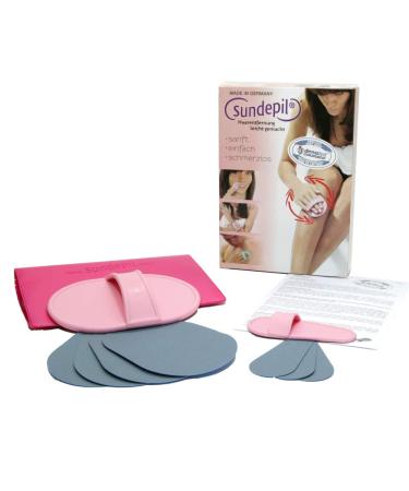 Original Sundepil with Replacement Discs - Pink | Best Hair Removal Solution for Smooth Skin - Shop Internationally - Buy Online on GoSupps.com