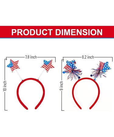 JUNIWON 4th of July Headbands - Patriotic Independence Day Hats for Women, Men, Kids, and Babies - Buy Online on GoSupps.com