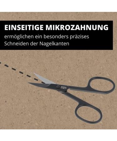 Parsa Professional Nail Cutter for Men - Curved Stainless Steel Fingernail & Toenail Scissors (Black & Matte) - Precision Grooming Tool - Buy Online on GoSupps.com