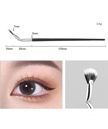 Anjoize Dolly Mascara Fan Brush Set - 120 Folded Fan-shaped Brushes for Precise Lash Separation and Lengthening - Buy Online on GoSupps.com