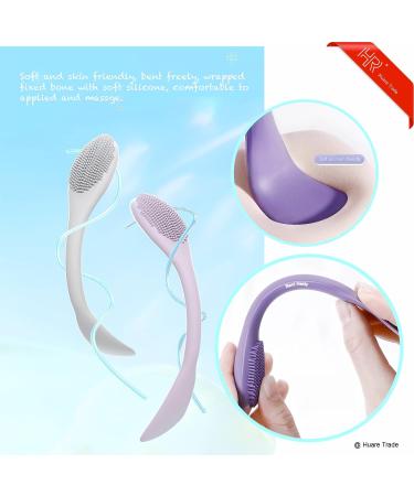 Buy Silicone Face Mask Applicator 3 Pack - Huare Technology Facial Mask Brushes for Mud Clay & Charcoal - Soft Makeup Beauty Brushes in Pink Purple & Gray - Buy Online on GoSupps.com