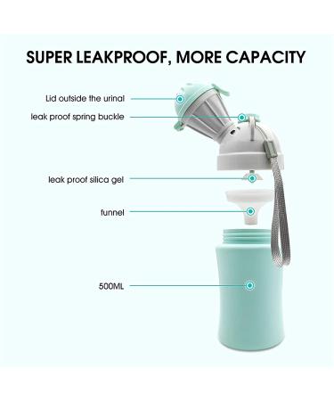 Portable Elephant Travel Potty - Leakproof Urinal for Toddlers, Boys, Kids - Outdoor Pee Training Cup for Road Trips, Camping, Beach - Blue - Buy Online on GoSupps.com