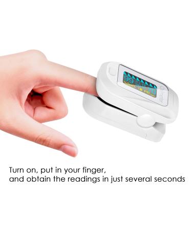 Buy Tomorotec M130 Fingertip Pulse Oximeter – Accurate SpO2 Pulse Rate & Respiratory Rate Monitor for Sports & Aviation – International Shipping Available - Buy Online on GoSupps.com