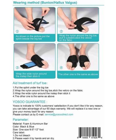Azusumi Bunion Correctors - Adjustable Soft Bunion Splints & Big Toe Braces for Pain Relief | Effective Separator Straighteners - Ship Internationally - Buy Online on GoSupps.com