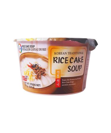 Surasang Tteokguk, Korean Rice Cake Soup, Delicious and Nourishing New Year's Soup 6.3 Ounce, Korean Comfort Soup, Pack of 6