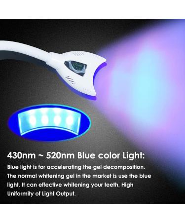 Dental Mobile Teeth Whitening Lamp IXAER LED Accelerator Light | Cold Blue Bleaching Whitener for Oral Care - Floor Standing - Buy Online on GoSupps.com