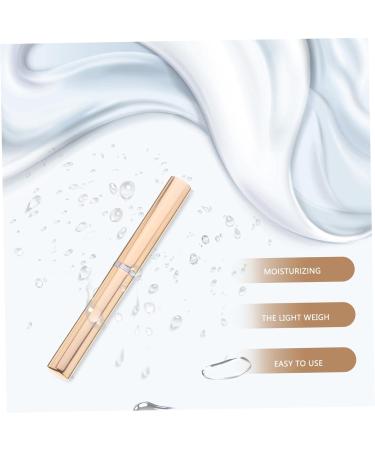 Beavorty Makeup Tools round lip for women makeup brush artificial fiber lipstick applicator smudge stick lipstick lip gloss brush aluminum lip brush lip balm lips applicator 13.40X0.90X0.90CM Golden - Buy Online on GoSupps.com