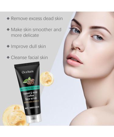 OLLZPJFPK Caffeine Facial Cleanser Gentle Exfoliating Blackhead Facial Care Cleansing Pore Cleanser - Buy Online on GoSupps.com