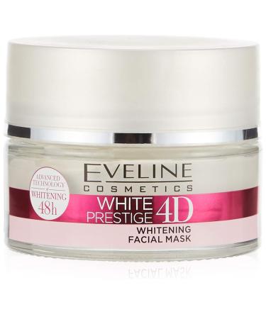 Eveline WHITE PRESTIGE 4D Whitening Facial Mask Non Greasy & Light Formula 50ml