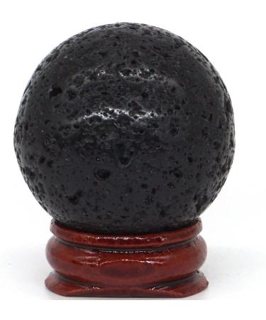 40mm Natural Gemstone Volcanic Reiki Therapy Ball | Massage & Crystal Decor - International Shipping - Buy Online on GoSupps.com