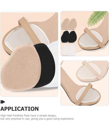 3 Pairs Forefoot Half Size Pads - High Heel Cushions & Non-Slip Inserts for Ultimate Comfort - Buy Online on GoSupps.com
