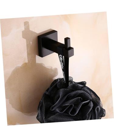 Alipis 2pcs Towel Hook Black Hooks for Hanging Coat Hook Towel Hanger Clothes Hook Accessories Matte - Buy Online on GoSupps.com