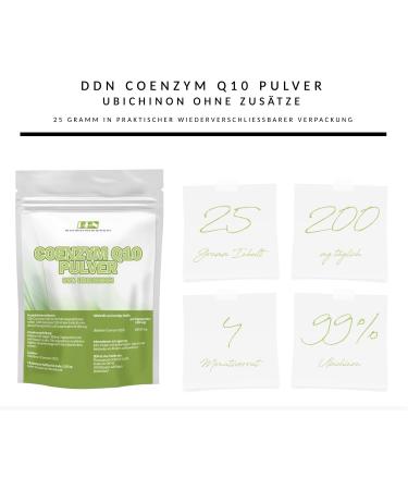 Buy Pure Coenzyme Q10 Powder - 25g Ubiquinone 99% - No Additives | Premium Quality for International Shipping - Buy Online on GoSupps.com