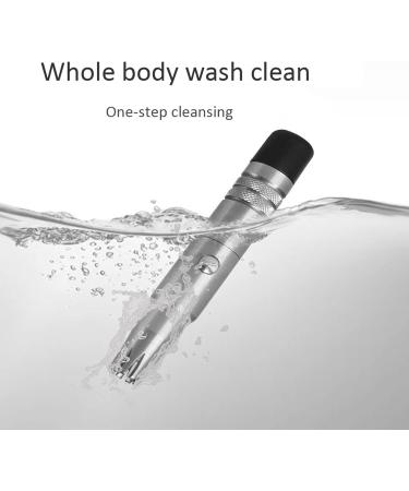 OUSIKA Stainless Steel Nose Hair Trimmer - Manual Ear & Nose Hair Shaver for Men | Washable Face Care Tool - Buy Online on GoSupps.com