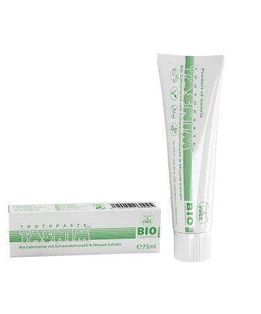 TASNIM Bio 6 Series Pack Toothpaste 75ml | Natural Miswak & Organic Black Cumin Oil | Fluoride-Free PEG & SLS-Free GMO-Free Gluten-Free Alcohol-Free Biocosmetics - Buy Online on GoSupps.com