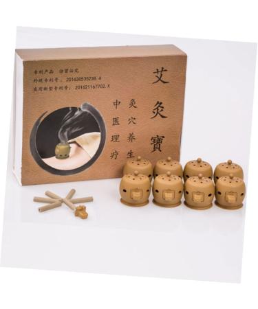 Frcolor 3 Set Acupuncture Moxa Tool - Smoke-Free Mugwort Moxibustion Stick Burner & Holder for Home Use - Buy Online on GoSupps.com