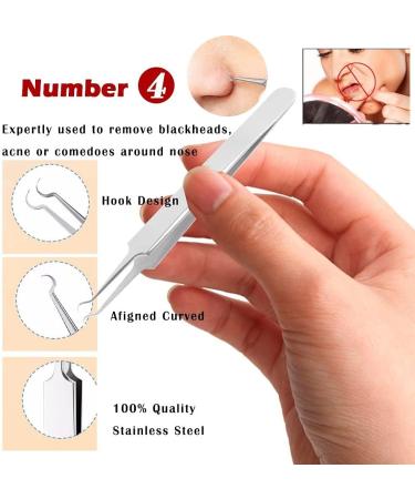 Musment 5PCS Blackhead Remover Pimple Tool Kit Acne Tools - Buy Online on GoSupps.com