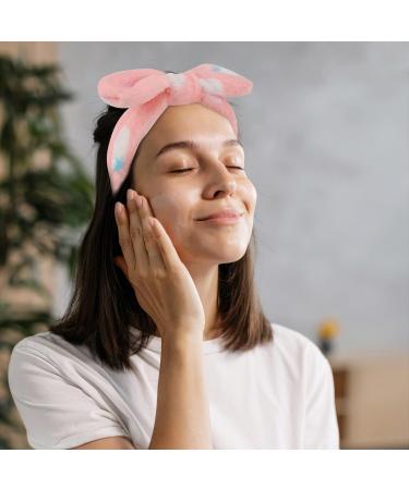 WHAVEL 9 Pack Pink Spa Headband for Face Washing and Makeup - Skincare Bow Headbands Set - Buy Online on GoSupps.com