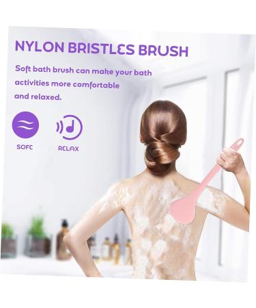Hemoton 2pcs Bath Brush Set - Adult Exfoliating Shower Brushes for Body Cleaning and Massaging | Back Scrubber and Scrubber Shower Tool - Buy Online on GoSupps.com