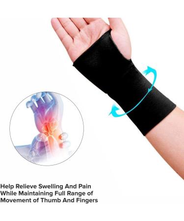 MUELLER Elastic Wrist Support - Black Large | Best International Shipping for Pain Relief & Support - Buy Online on GoSupps.com