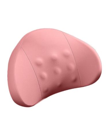 Car Lumbar Pillow | Driving Lumbar Support Cushion | Soft Lumbar Pillow for Lower Back Discomfort Relief Car Back Cushion for Driving Ergonomic Lumbar Support for Car Pink