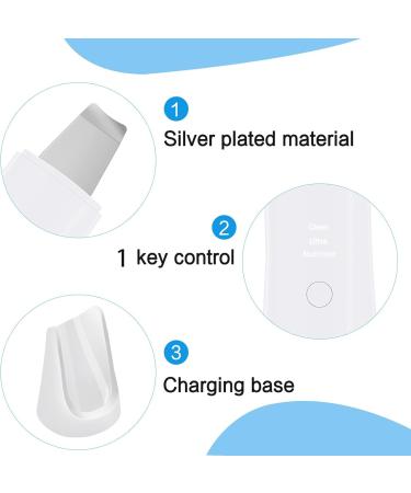 LESENBEAUTY Face Scrubber & Blackhead Remover Tools - Wireless Charging  Waterproof (White Silver) - Buy Online on GoSupps.com