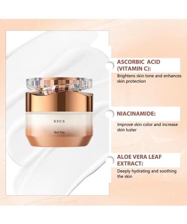 SXCS Nicotinamide Lady Plain Face Cream Multifunctional Smooth Moisturizing Makeup Cream Nicotinamide Vitamin C Plain Face Cream for Moisturizing Brightening (2 Pieces) - Buy Online on GoSupps.com