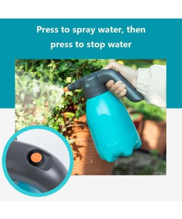 Electric Spray Bottle 2L-PRO Rechargeable Sprayer with Type-C USB Port Comfortable Handheld Sprayer for Watering Plants Blue - Buy Online on GoSupps.com